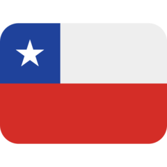 How Flag: Chile emoji looks on Twitter.