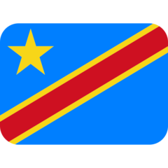 Wie Flagge: Kongo-Kinshasa Emoji auf Twitter aussieht.