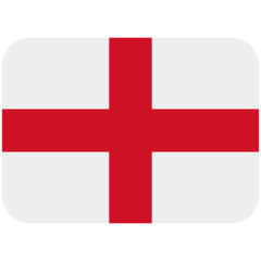 Como o emoji do Bandeira: England é exibido no Twitter.
