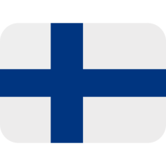 How Flag: Finland emoji looks on Twitter.