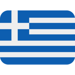 How Flag: Greece emoji looks on Twitter.