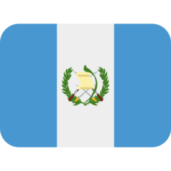 Hur Flagga: Guatemala emoji ser ut på Twitter.