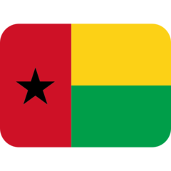 Wie Flagge: Guinea-Bissau Emoji auf Twitter aussieht.