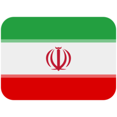 Como o emoji do Bandeira: Irã é exibido no Twitter.