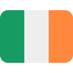 How Flag: Ireland emoji looks on Twitter.