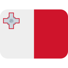 Wie Flagge: Malta Emoji auf Twitter aussieht.