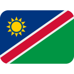 Jak wygląda emoji Flaga: Namibia w Twitter.