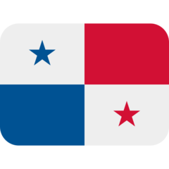 How Flag: Panama emoji looks on Twitter.