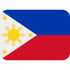 How Flag: Philippines emoji looks on Twitter.