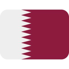 Bayrak: Katar emojisi Twitter üzerinde nasıl görünüyor.