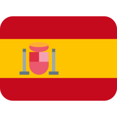 Como o emoji do Bandeira: Espanha é exibido no Twitter.