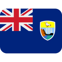 How Flag: St. Helena emoji looks on Twitter.