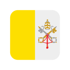 A quoi ressemblent les emoji Drapeau : État de la Cité du Vatican sur Twitter.