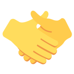 How Handshake emoji looks on Twitter.