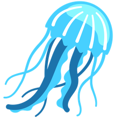 How Jellyfish emoji looks on Twitter.