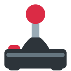 Como o emoji do Joystick é exibido no Twitter.