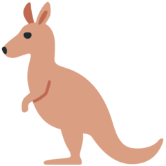 How Kangaroo emoji looks on Twitter.