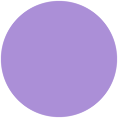 紫の丸 絵文字