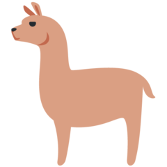 How Llama emoji looks on Twitter.