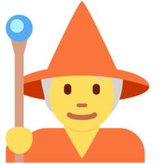 How Mage emoji looks on Twitter.