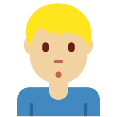 A quoi ressemblent les emoji Homme qui boude: peau moyennement claire sur Twitter.