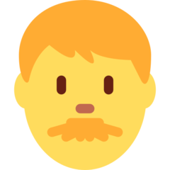 Como o emoji do Homem é exibido no Twitter.