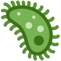 How Microbe emoji looks on Twitter.