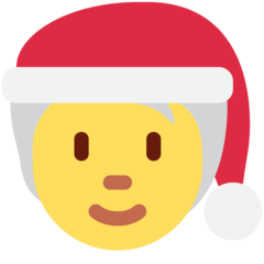 Hur Könsneutral tomte emoji ser ut på Twitter.