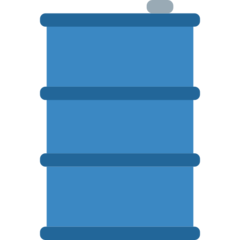 A quoi ressemblent les emoji Baril de pétrole sur Twitter.