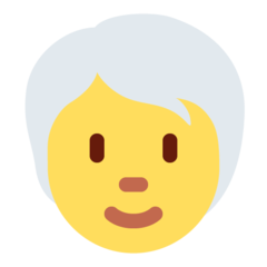 Person White Hair Emoji  