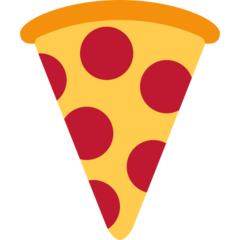 How Pizza emoji looks on Twitter.