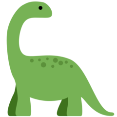 How Sauropod emoji looks on Twitter.