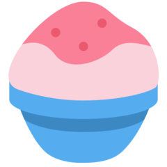 How Shaved Ice emoji looks on Twitter.