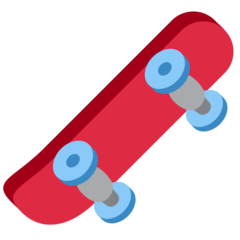 How Skateboard emoji looks on Twitter.