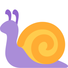 How Snail emoji looks on Twitter.