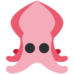 How Squid emoji looks on Twitter.