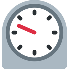 How Timer Clock emoji looks on Twitter.