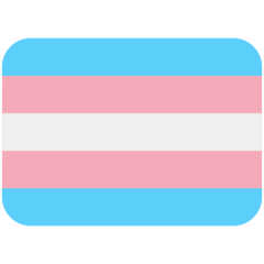 Come Bandiera transgender emoji appare su Twitter.