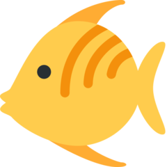 How Tropical Fish emoji looks on Twitter.