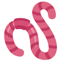 How Worm emoji looks on Twitter.