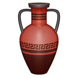 Bagaimana Amphora emoji terlihat di Whatsapp.