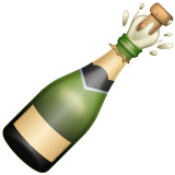 Эмодзи шампанское. Эмодзи бутылка шампанского. Смайлик с бутылкой шампанского. Смайлик шампанское бутылка.
