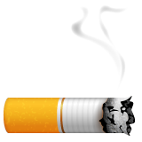 How Cigarette emoji looks on Whatsapp.