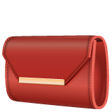 Hvordan Clutch-veske emoji ser ut på Whatsapp.