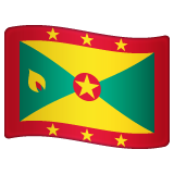 Bagaimana emoji Bendera: Grenada kelihatan di Whatsapp.