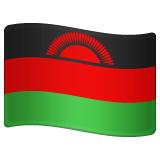 How Flag: Malawi emoji looks on Whatsapp.