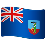 Hoe Vlag: Montserrat emoji eruit ziet op Whatsapp.