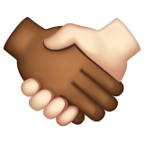 🫱🏾‍🫲🏽 Handshake: Medium-Dark Skin Tone, Medium Skin Tone Emoji