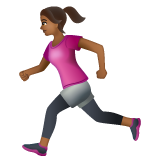 🏃🏿 Pessoa Correndo: Pele Escura Emoji