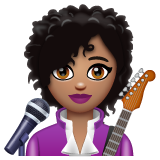 Como o emoji do Cantora: pele morena é exibido no Whatsapp.